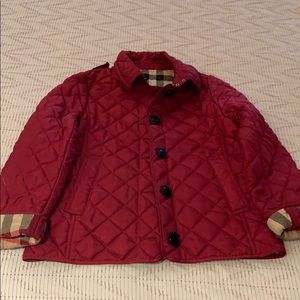 Kids Burberry quilted coat